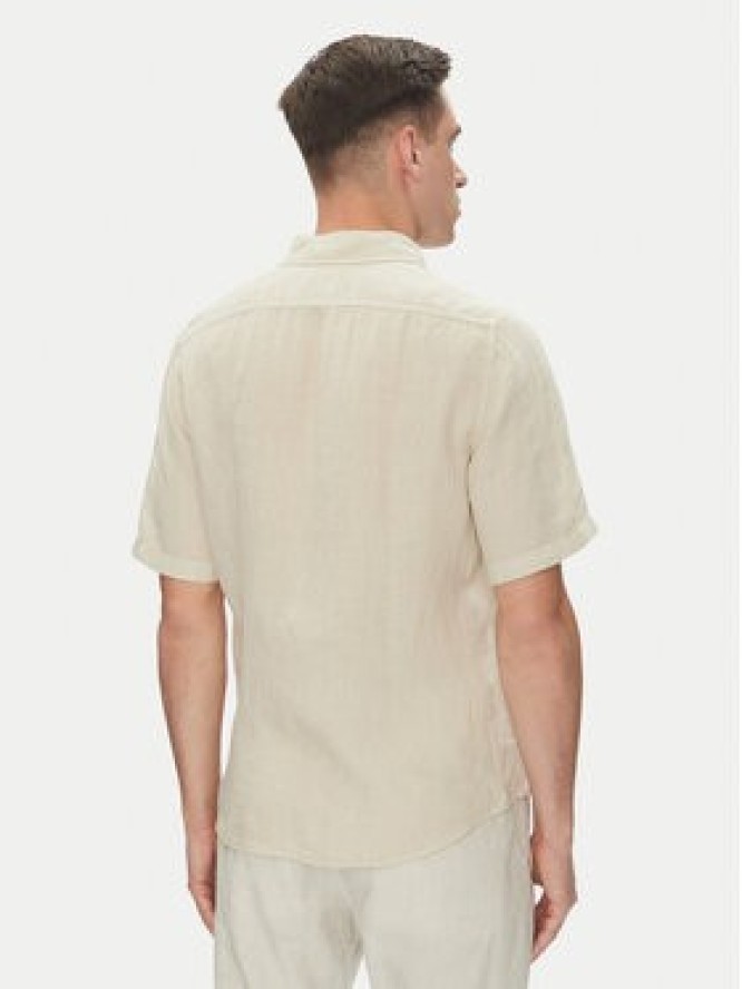 BOSS Koszula 50537382 Beżowy Regular Fit