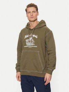 adidas Bluza Wabash JP4482 Zielony Loose Fit