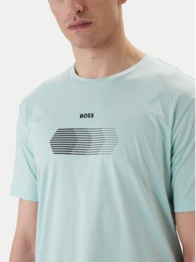 BOSS T-Shirt TS_Unity 50554557 Turkusowy Regular Fit