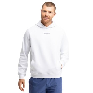 Męska bluza z kapturem do gry w padla Padel Siroko Break White
