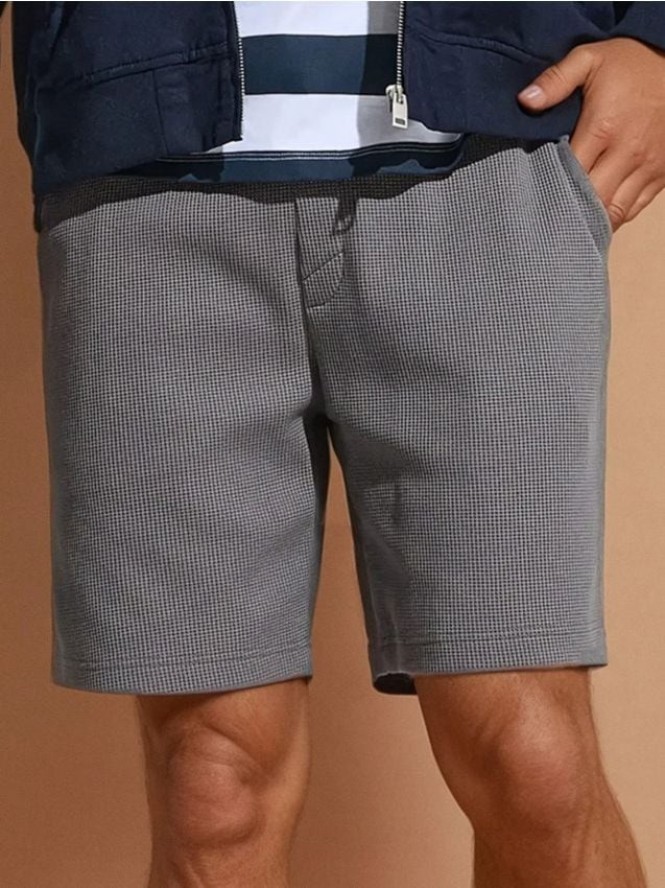 Szorty z wiązaniem - szary