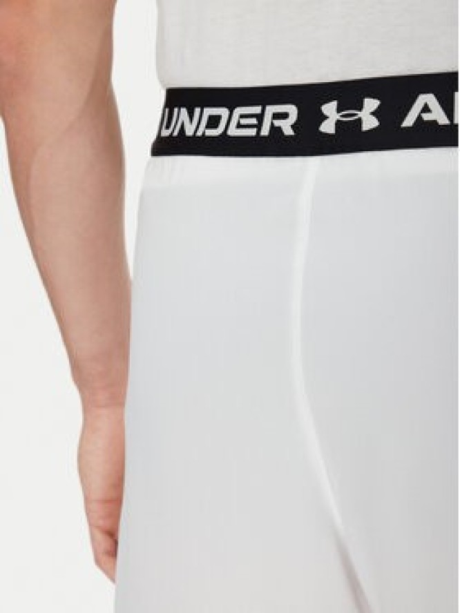 Under Armour Szorty sportowe Vanish Woven 6in 1373718 Biały Regular Fit