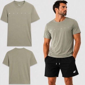 T-SHIRT MĘSKI 4F KOSZULKA BAWEŁNIANA SPORTOWA NA CO DZIEŃ M2661 SS26