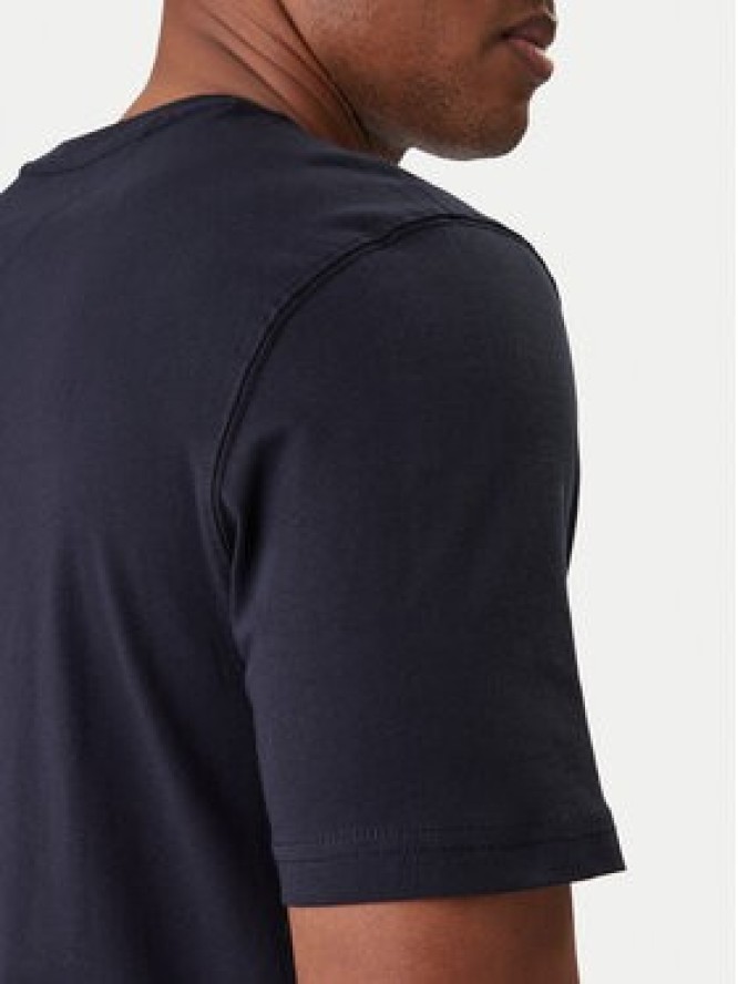 Tommy Hilfiger T-Shirt Embro Flag MW0MW42736 Granatowy Regular Fit