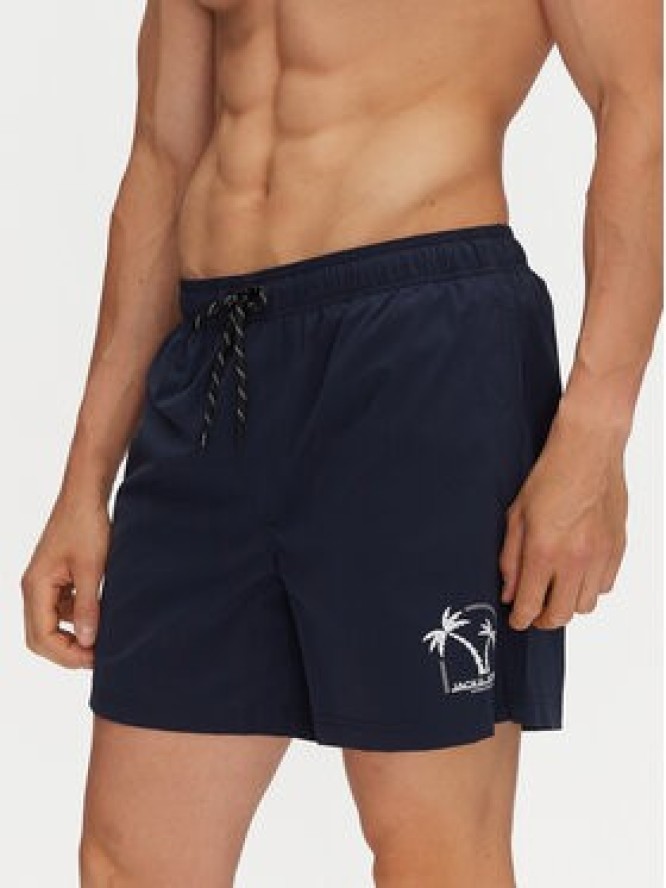 Jack & Jones Szorty kąpielowe Maui 12278729 Granatowy Regular Fit