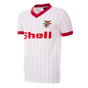 Koszulka piłkarska retro - Dorosły - SL Benfica 1985-86 Wyjazdowa - Biała