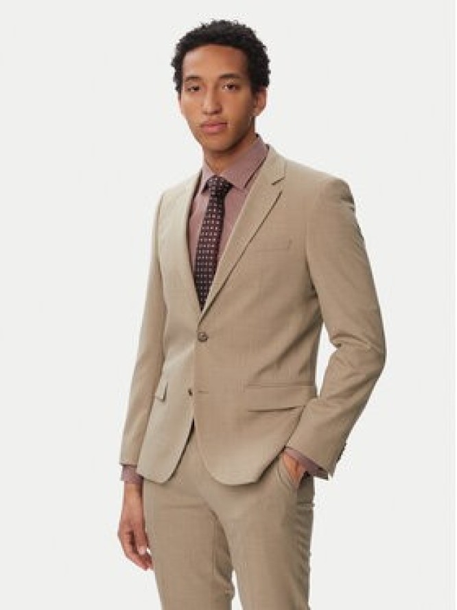 HUGO Garnitur Henry/Getlin232X 50557616 Beżowy Slim Fit