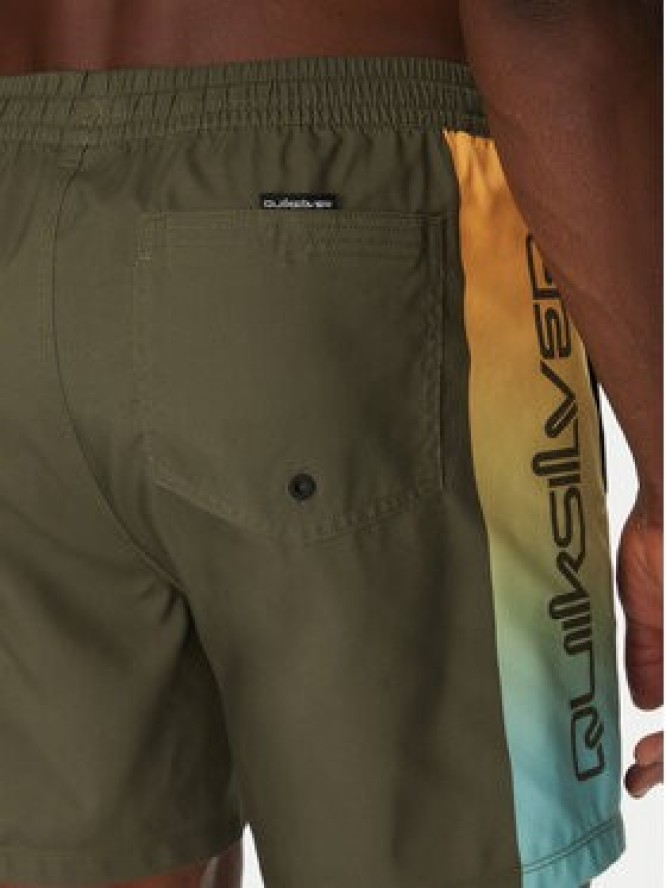 Quiksilver Szorty materiałowe EQYJV04136 Zielony Regular Fit