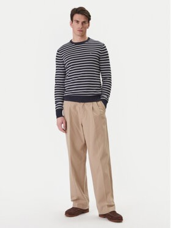 Tommy Hilfiger Sweter Essential MW0MW39999 Granatowy Regular Fit