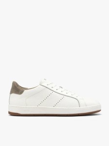 Białe półbuty sportowe na dwukolorowym spodzie