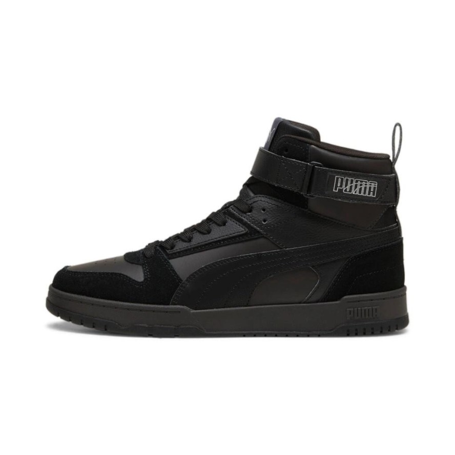 Sneakersy męskie Puma RBD Game SD wysokie za kostkę szare (397551-03)