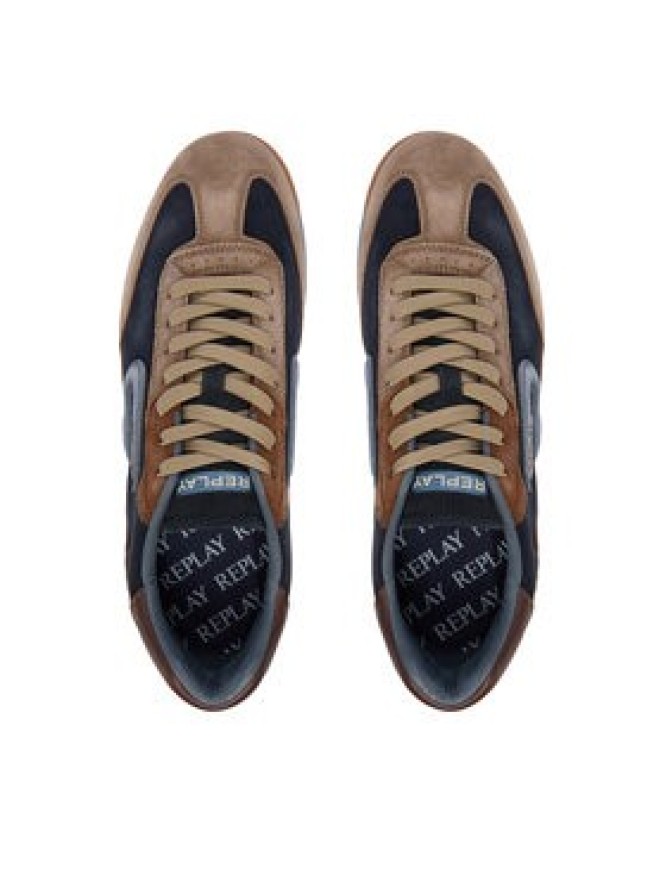 REPLAY Sneakersy GMSIB .000.C0002L Granatowy