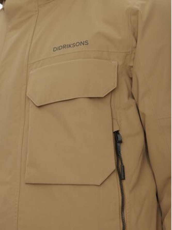 Didriksons Płaszcz zimowy Drew 505778 Beżowy Regular Fit