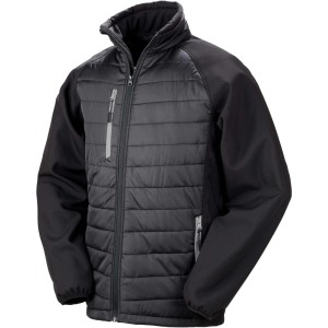 Kurtka Result Softshell Rembourrée Black Compass