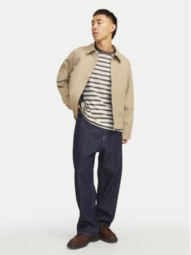 Jack & Jones Longsleeve Islington 12273202 Beżowy Loose Fit