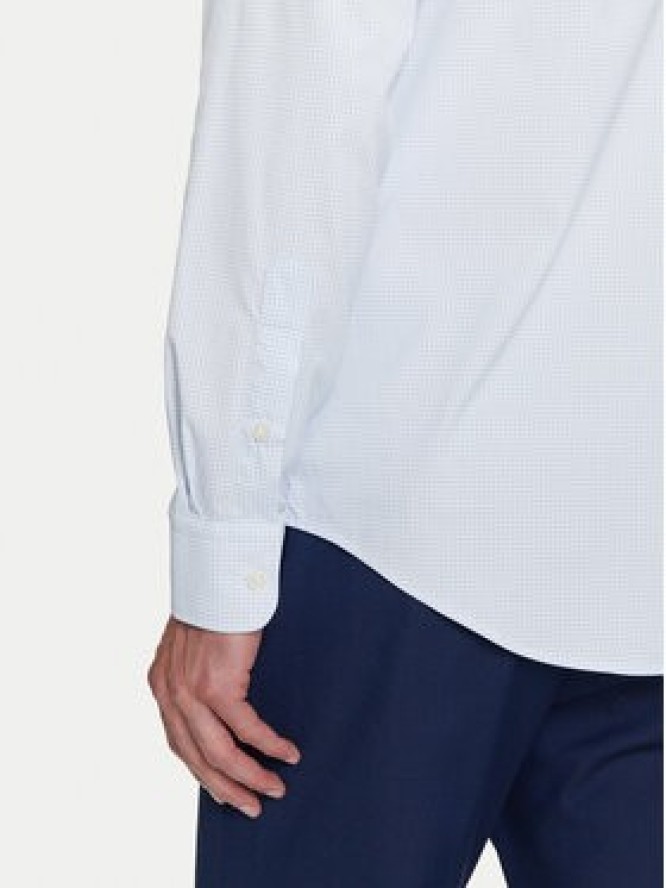 Tommy Hilfiger Koszula Performance MW0MW39419 Błękitny Regular Fit