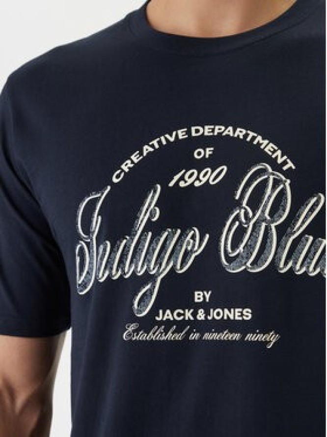 Jack & Jones T-Shirt Earchive 12297673 Granatowy Regular Fit
