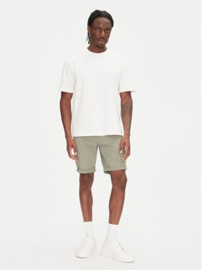 Tommy Jeans Szorty materiałowe Scanton DM0DM21950 Zielony Slim Fit