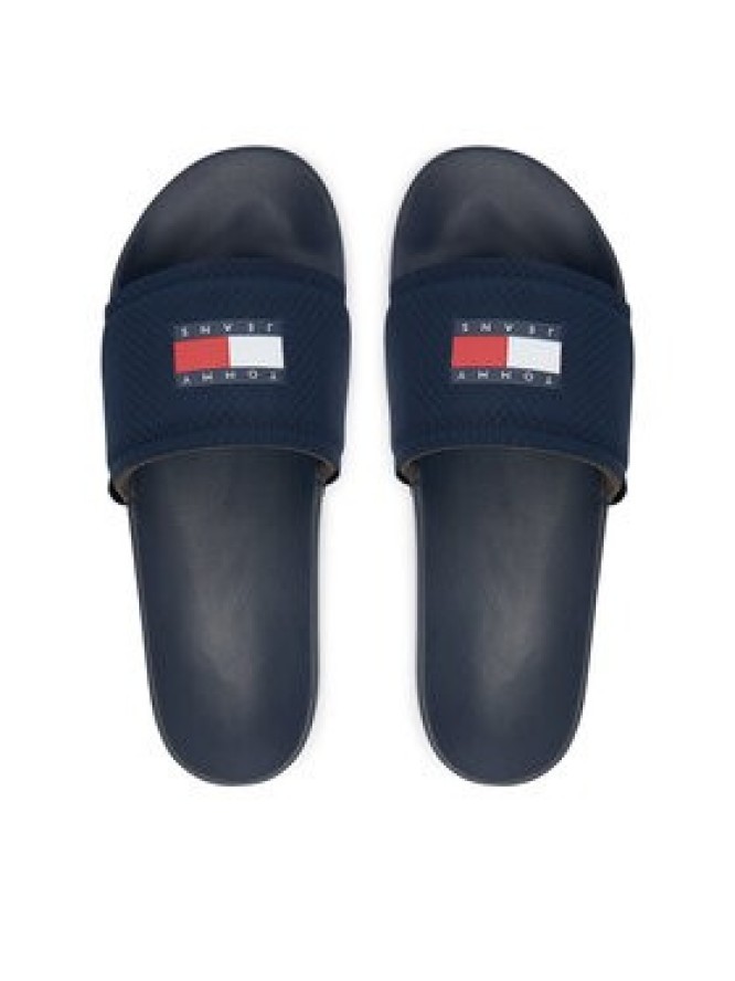 Tommy Jeans Klapki Tjm Pool Slide EM0EM01673 Granatowy