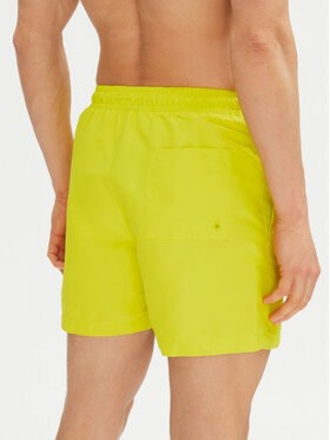 Calvin Klein Swimwear Szorty kąpielowe KM0KM01092 Żółty Regular Fit