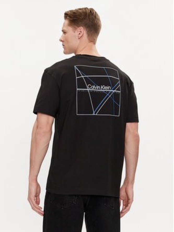 Calvin Klein T-Shirt Linear Back Logo K10K112486 Czarny Regular Fit