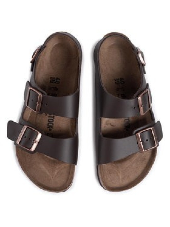 Birkenstock Sandały Milano Bs 0034101 Brązowy