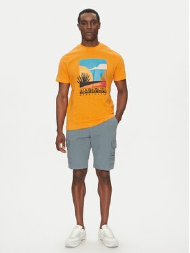 Napapijri T-Shirt S-Arbia NP0A4IE3 Pomarańczowy Regular Fit