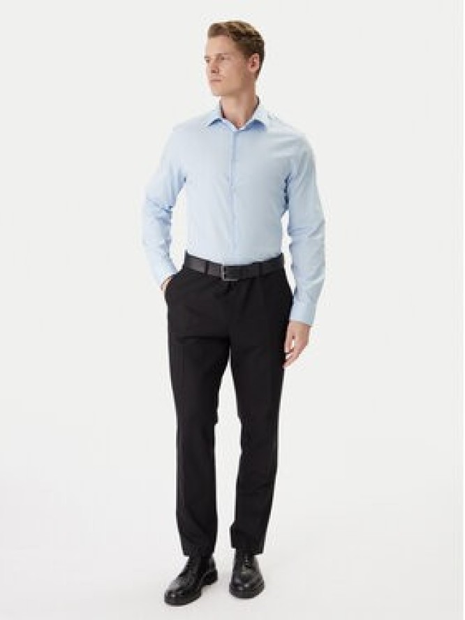 Calvin Klein Koszula LV019EU001 Błękitny Slim Fit