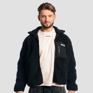 Kurtka męska fitness oversize Sherpa