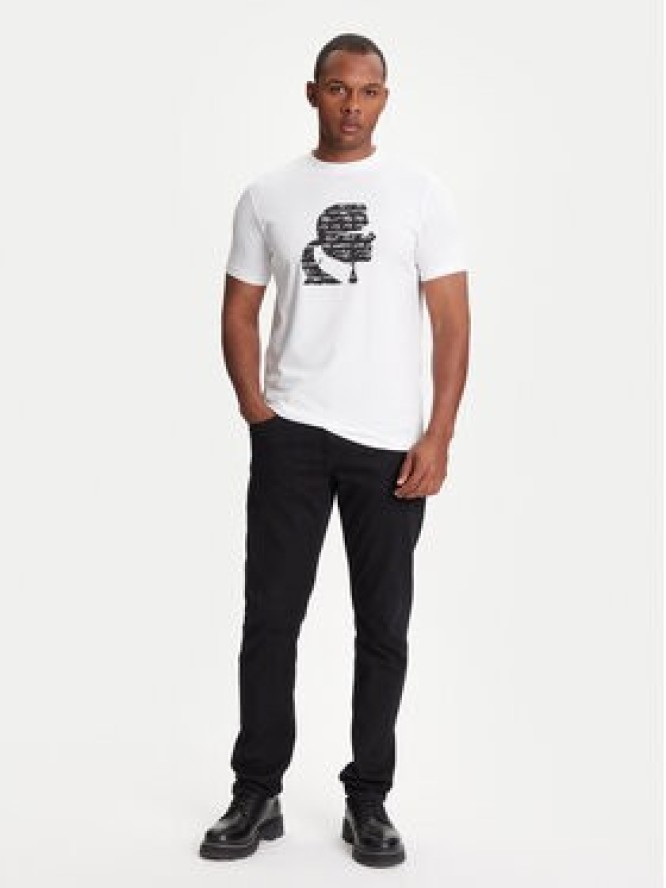 KARL LAGERFELD T-Shirt 755042 553235 Biały Regular Fit