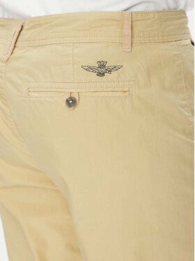 Aeronautica Militare Chinosy 251PA1654CT3505 Beżowy Regular Fit