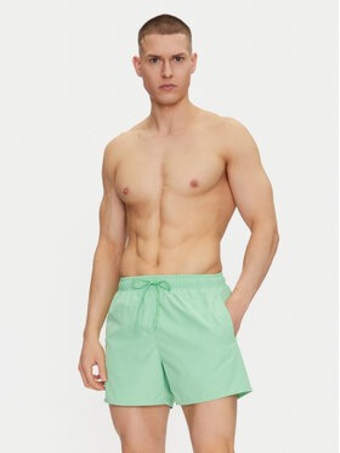 Lacoste Szorty kąpielowe MH6270 Zielony Regular Fit