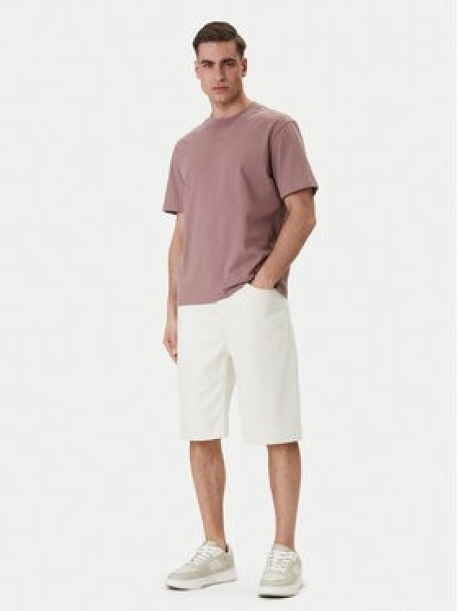 HUGO Szorty jeansowe Skate 50555983 Écru Straight Fit