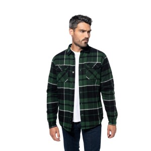 Bluza z podszewką w kratę Kariban Sherpa