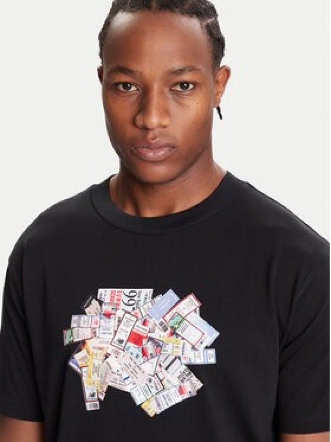 New Balance T-Shirt MT53905 Czarny Regular Fit