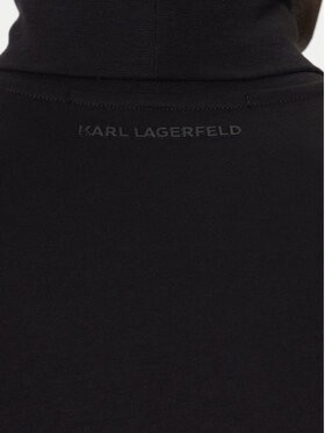 KARL LAGERFELD Golf 755023 554226 Czarny Regular Fit