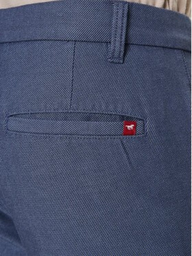 Mustang Chinosy Daytona 1017075 Niebieski Slim Fit