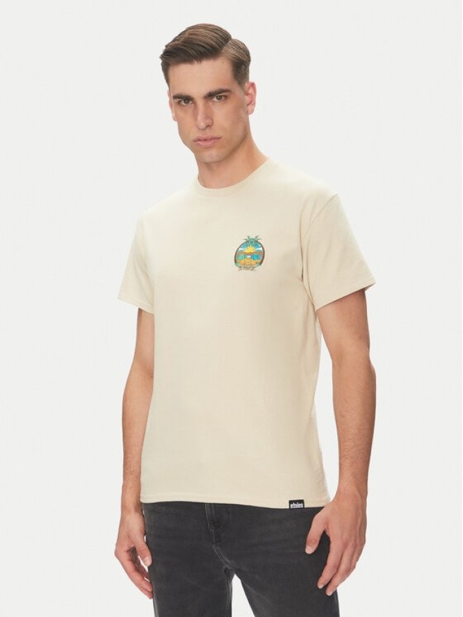Etnies T-Shirt Camp Vibes 4130003782 Beżowy Regular Fit