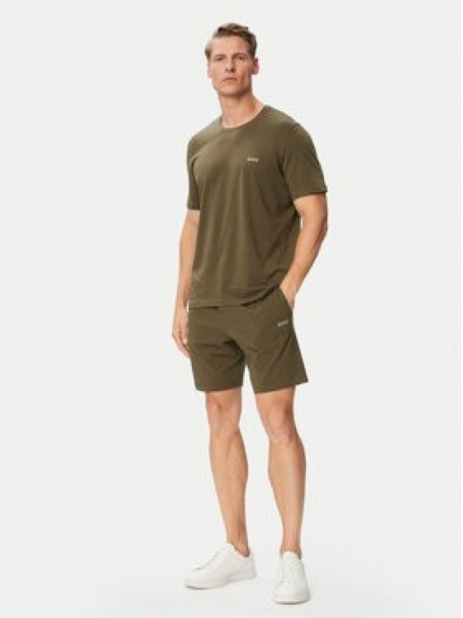 BOSS Szorty sportowe Mix&Match 50515314 Khaki Regular Fit