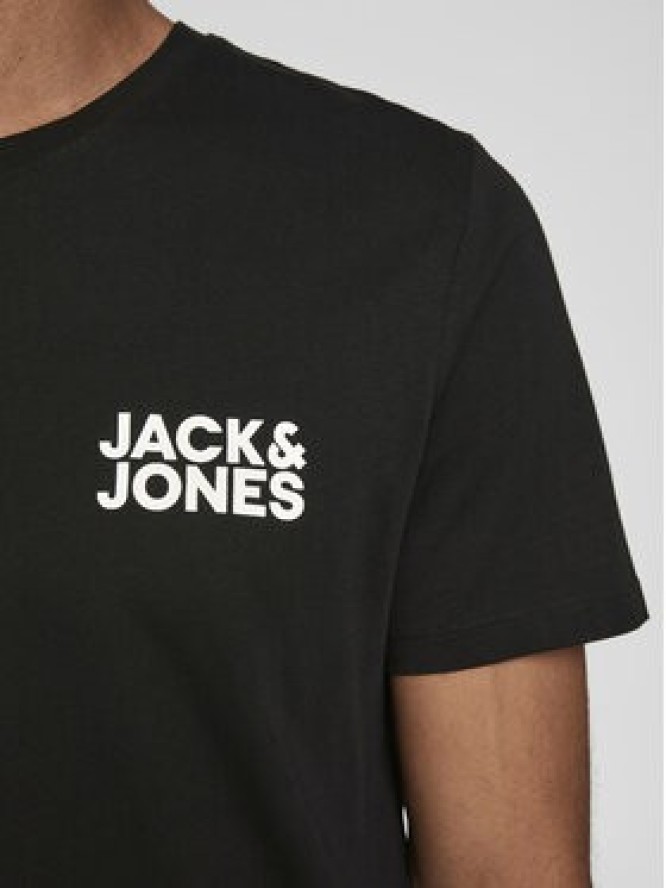 Jack & Jones T-Shirt Corp Logo 12151955 Czarny Slim Fit