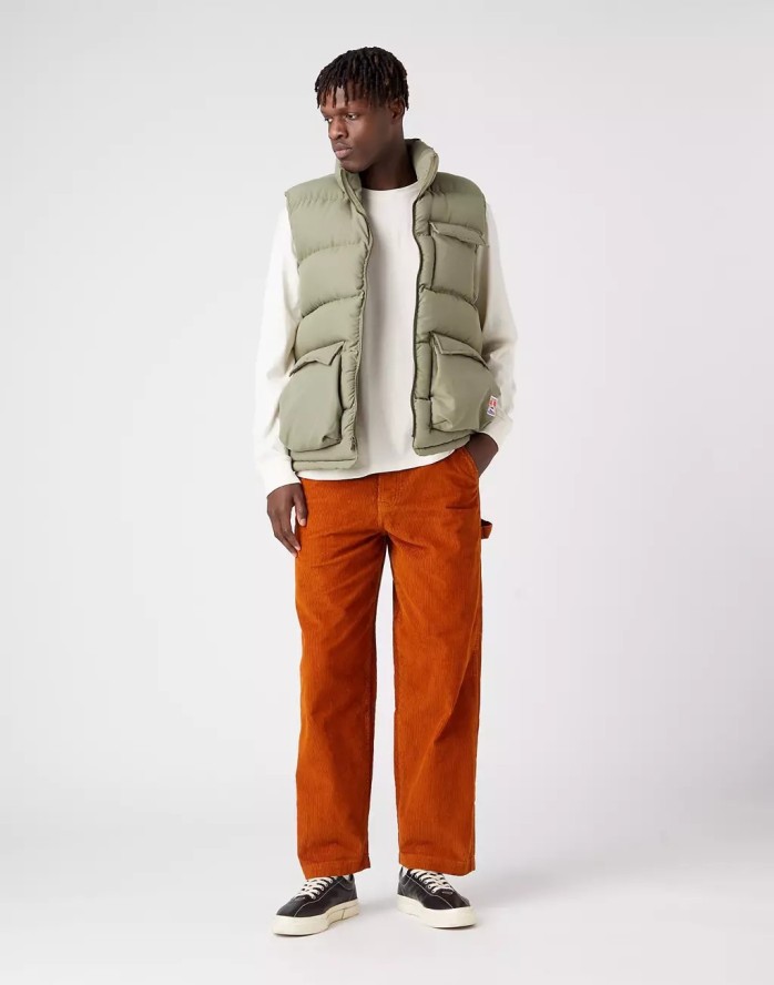 WRANGLER PUFFER VEST CASEY JONES MĘSKA KAMIZELKA BEZRĘKAWNIK DEEP LICHEN GREEN W4M7VGX1X 112324207
