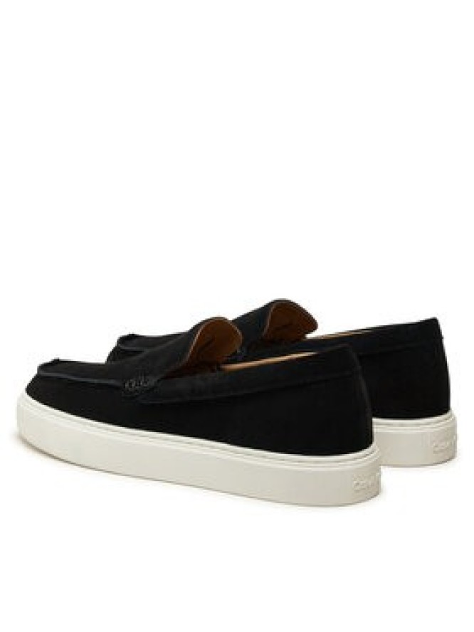 Calvin Klein Półbuty Moccasin Suede HM0HM01794 Czarny