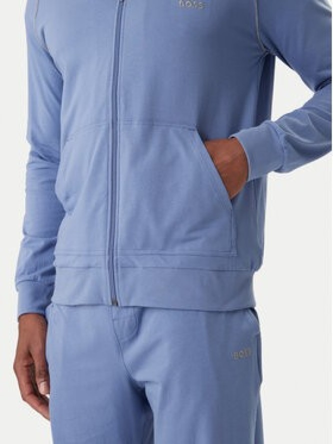 BOSS Bluza Mix&Match 50515313 Błękitny Regular Fit