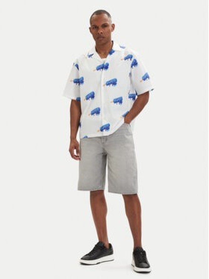 HUGO Szorty jeansowe Skate 50561704 Szary Straight Fit