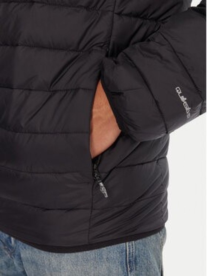 Quiksilver Kurtka przejściowa Scaly Hood EQYJK04189 Czarny Regular Fit