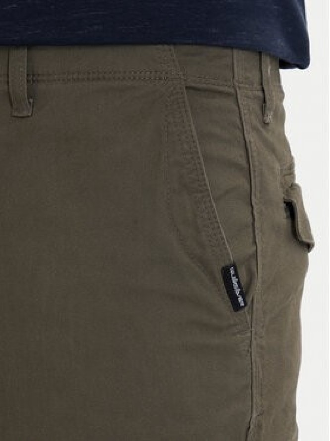 Quiksilver Szorty materiałowe MW Cargo EQYWS03912 Zielony Regular Fit