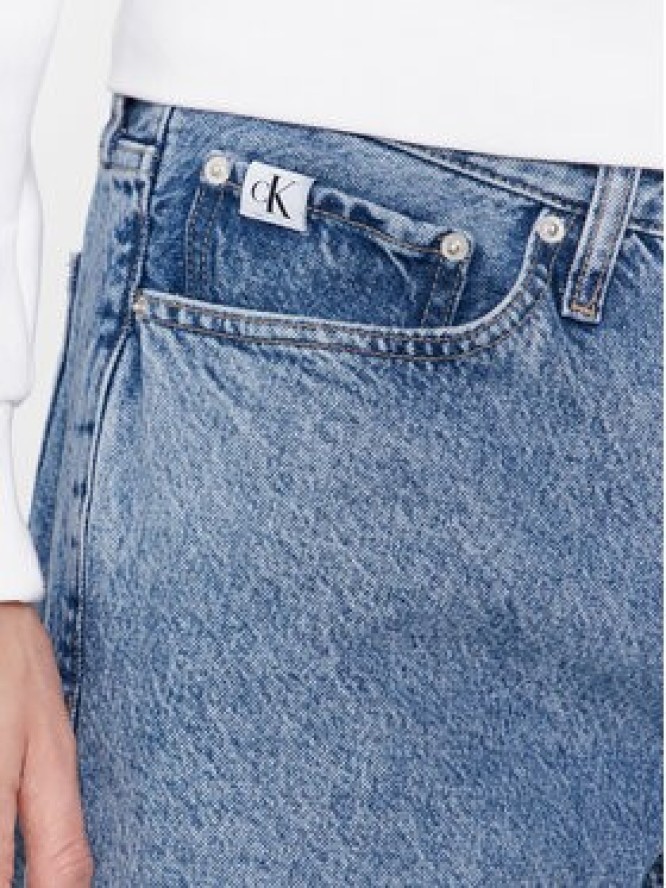 Calvin Klein Jeans Jeansy 90's J30J324551 Niebieski Straight Fit