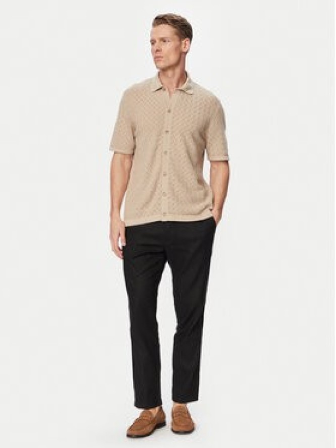 BOSS Chinosy Sanderson-L-3 50559595 Czarny Regular Fit