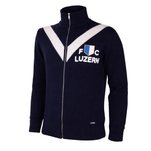 Koszulka retro piłkarska dla dorosłych - FC Luzern 1959/60 - Granatowy