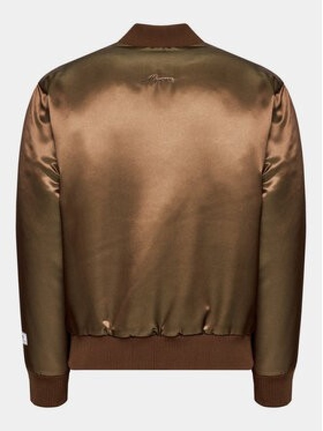 Mercer Amsterdam Kurtka bomber Unisex The Varsity MEAP233003 Brązowy Classic Fit